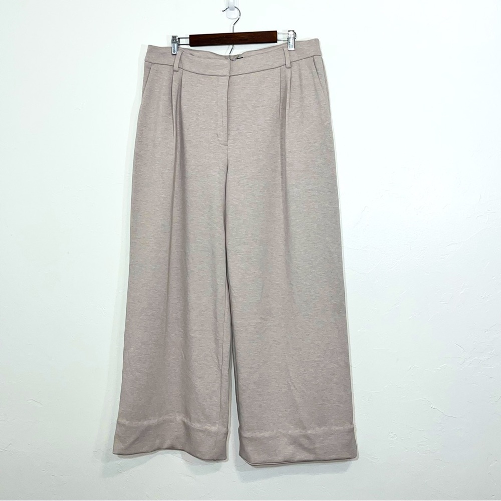 Express Stylist Wide Leg High Waisted Relaxed Fit Pants Size 16